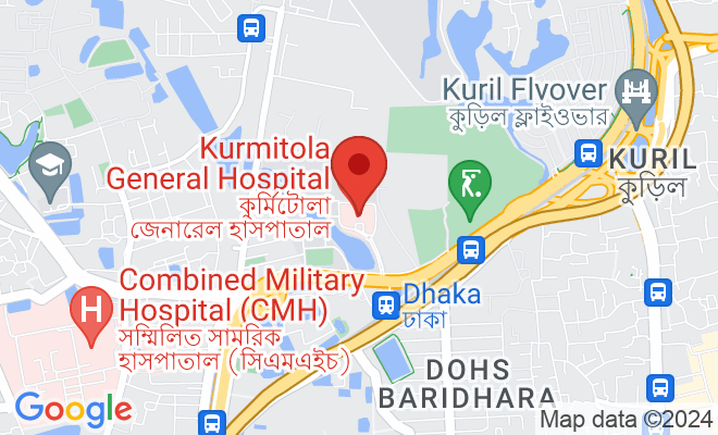 Kurmitola General Hospital location