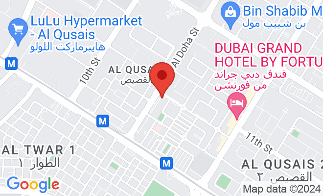 Abeer Al Noor Polyclinic (Al Qusais) location