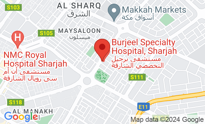 Burjeel Specialty Hospital location