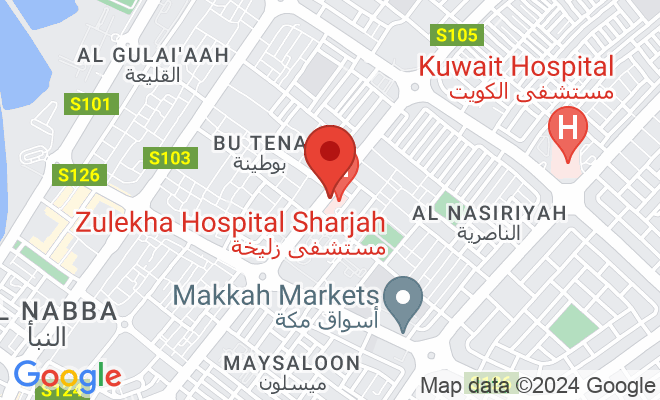 Zulekha Hospital (Sharjah) location